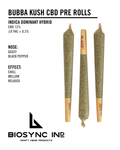 Bubba Kush CBD Hemp Flower Pre Rolls