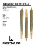 Bubba Kush CBD Hemp Flower Pre Rolls