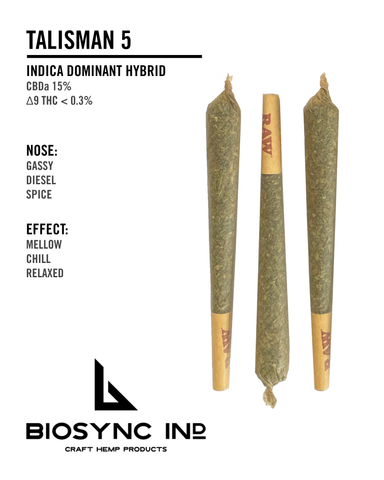 The Talisman CBD Hemp Flower Pre-Roll